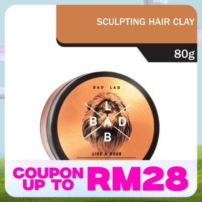 BAD LAB Strong & Matt Sculping Hair Clay 80G