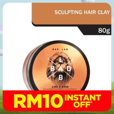 BAD LAB Strong & Matt Sculping Hair Clay 80G