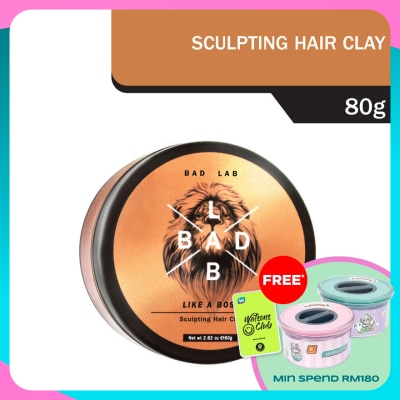BAD LAB Strong & Matt Sculping Hair Clay 80G