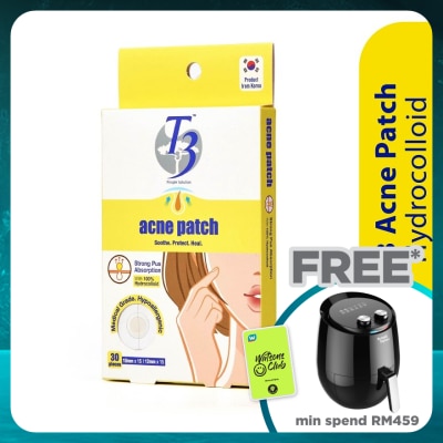 T3 Acne Patch Hydrocolloid 30's