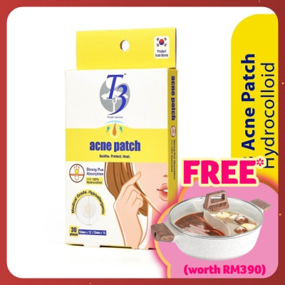 T3 Acne Patch Hydrocolloid 30's