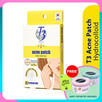 T3 Acne Patch Hydrocolloid 30's