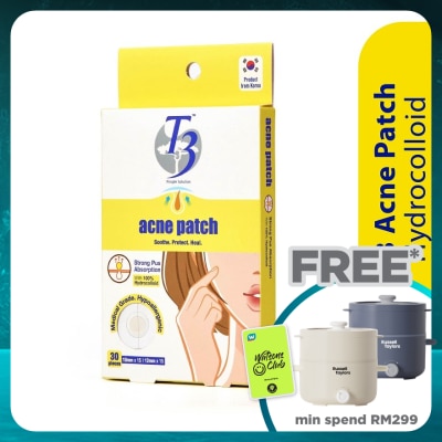 T3 Acne Patch Hydrocolloid 30's