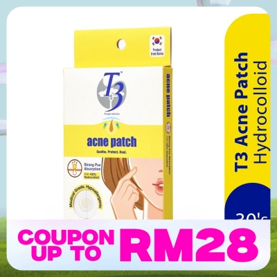 T3 Acne Patch Hydrocolloid 30's