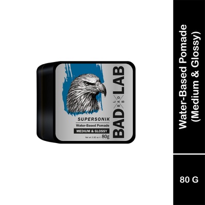 BAD LAB WATER BASED POMADE MEDIUM & GLOSSY 80g (SUPERSONIK) image