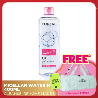 L'OREAL PARIS SKIN CARE Pink Micellar Water Moisturizing 400ml