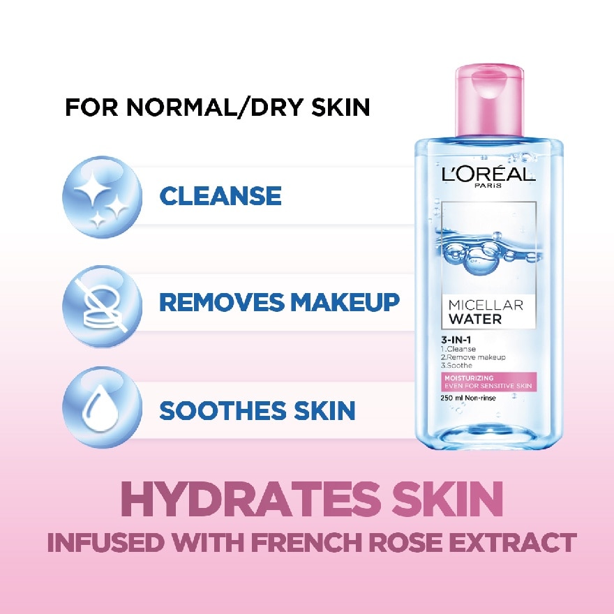 Pink Micellar Water Moisturizing 400ml