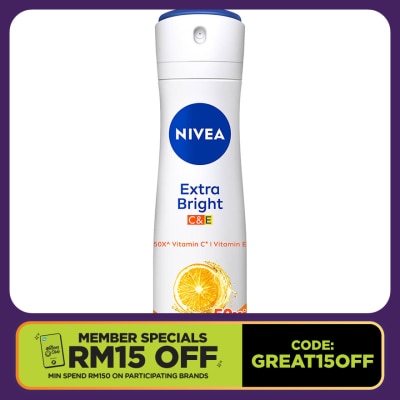 NIVEA Deo Extra Bright C&E Spray 150ml