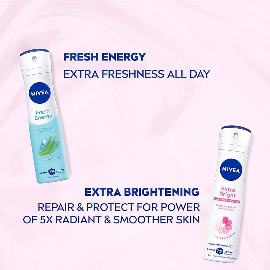 Deodorant Extra Bright C&E Spray 2x150ml