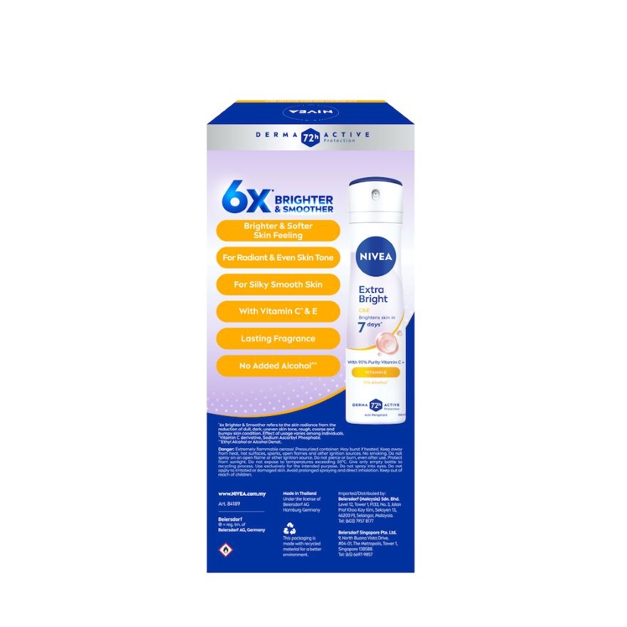 Deodorant Extra Bright C&E Spray 2x150ml image