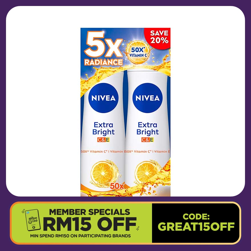 Deo Extra Bright C&E Spray 2x150ml