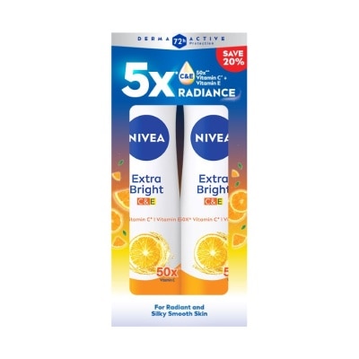 NIVEA - Deodorant Extra Bright C&E Spray 2x150ml