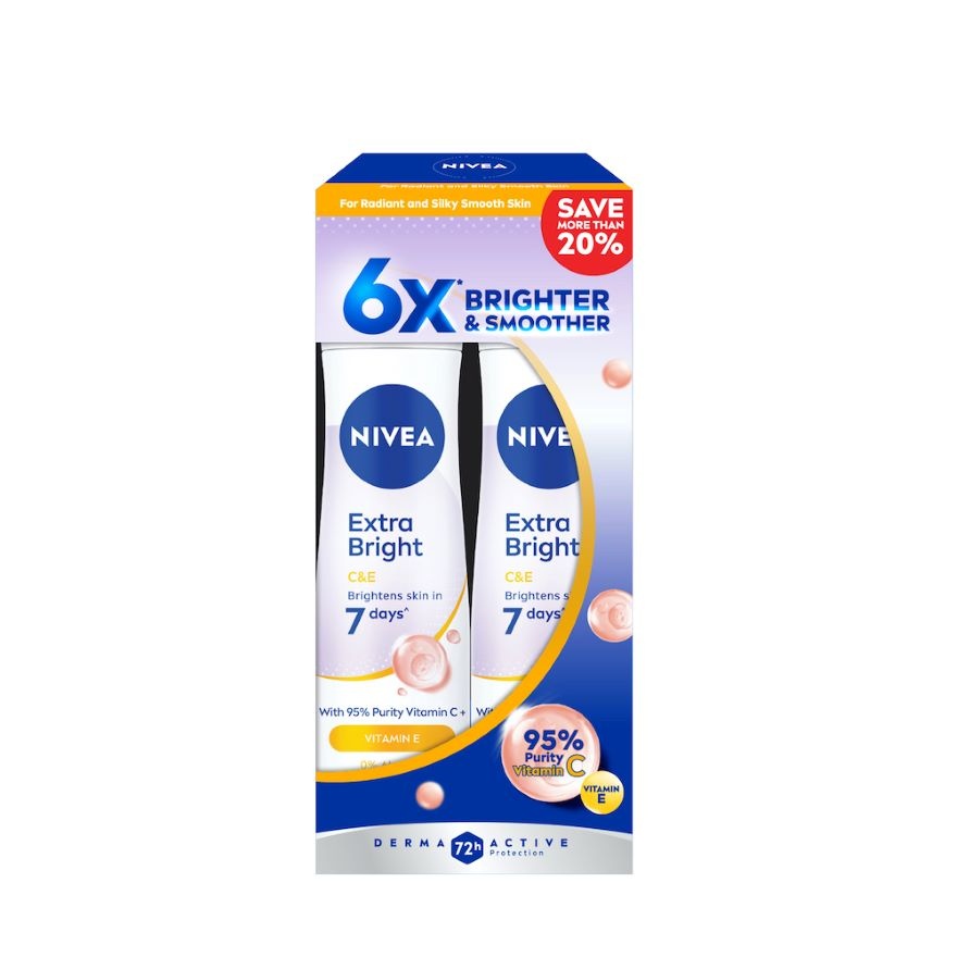 Deodorant Extra Bright C&E Spray 2x150ml image