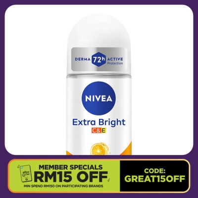 NIVEA Deo Extra Bright C&E Roll On 50ml