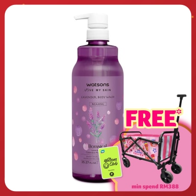 WATSONS Botanical Body Wash Lavender 1L