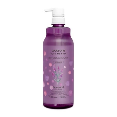 WATSONS Botanical Body Wash Lavender 1L