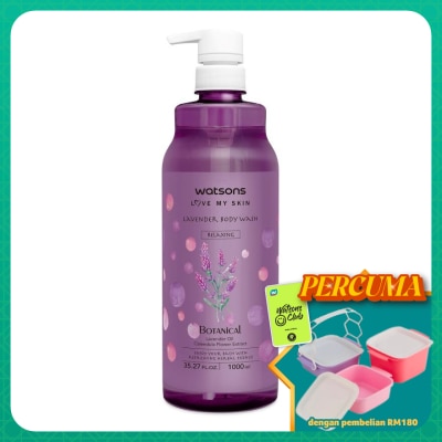 WATSONS - Botanical Body Wash Lavender 1L