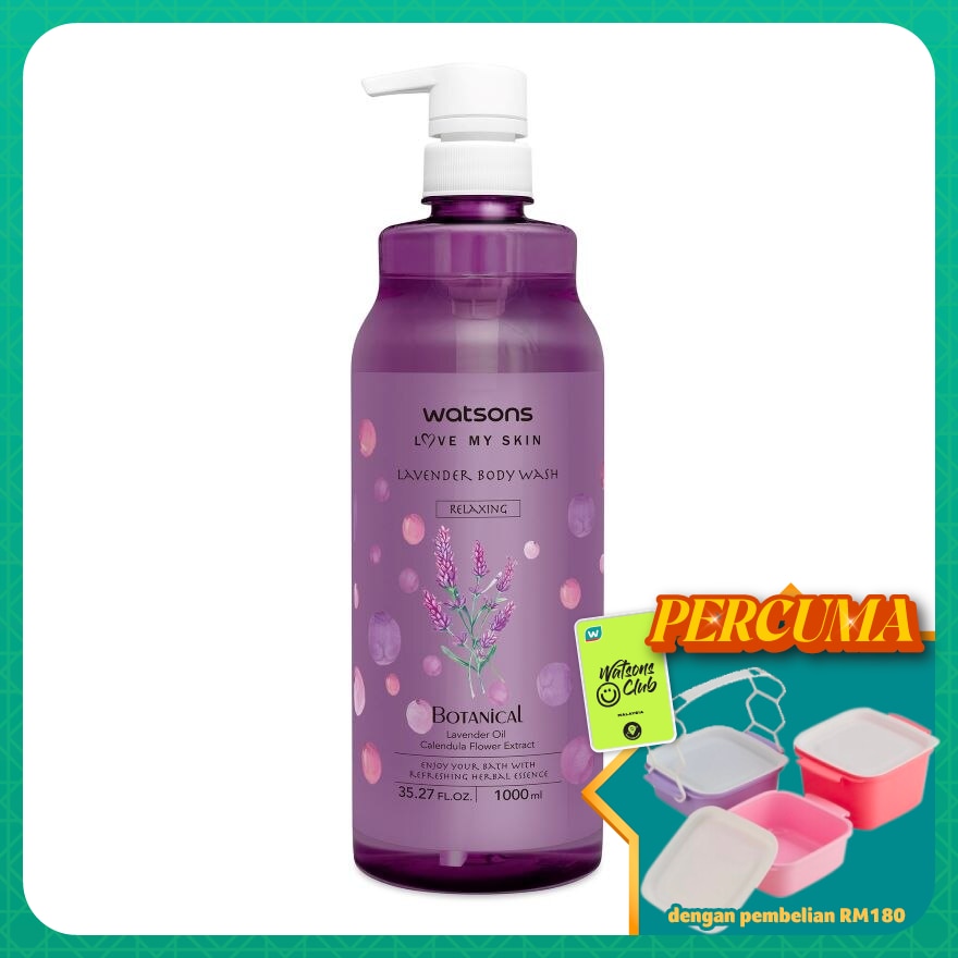 Botanical Body Wash Lavender 1L