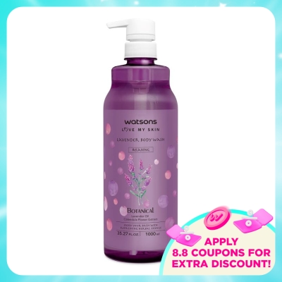 WATSONS - Botanical Body Wash Lavender 1L