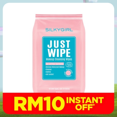 SILKYGIRL Just Wipe Makeup Cleansing Wipes (20 wipes)