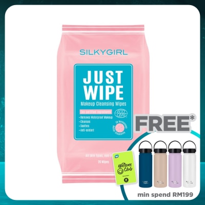 SILKYGIRL Just Wipe Makeup Cleansing Wipes (20 wipes)