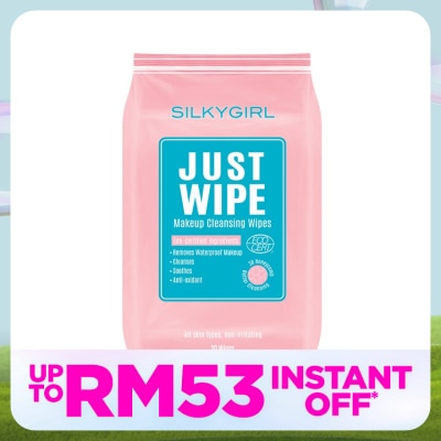 SILKYGIRL Just Wipe Makeup Cleansing Wipes (20 wipes)
