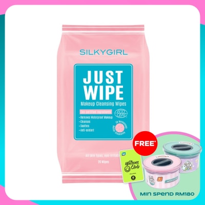 SILKYGIRL Just Wipe Makeup Cleansing Wipes (20 wipes)