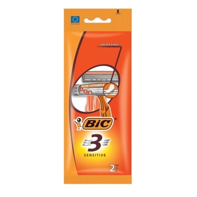 BIC 3 Blade Disposable Pouch 2s