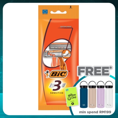 BIC 3 Blade Disposable Pouch 2s