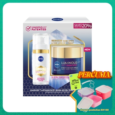 NIVEA LUMINOUS 630 - Luminous 630 Night Regimen set