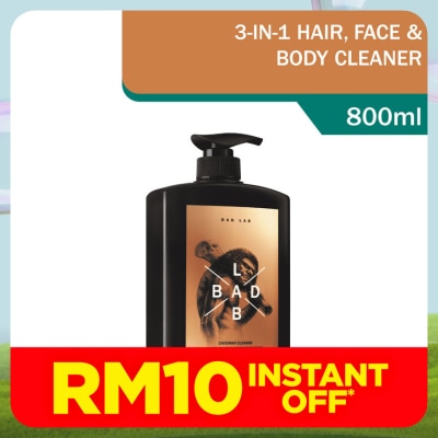 BAD LAB Caveman 3-in-1 Hair, Face & Body Cleaner 800ml