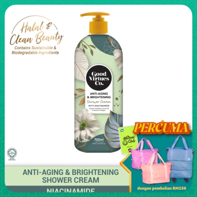 GOOD VIRTUES CO Anti-Aging & Brightening Shower Cream With Niacinamide 700ML