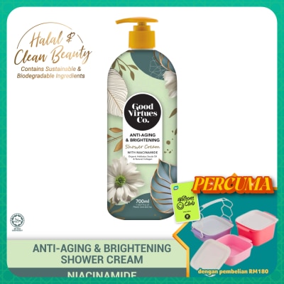 GOOD VIRTUES CO - Anti-Aging & Brightening Shower Cream With Niacinamide 700ML