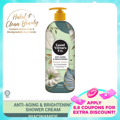 GOOD VIRTUES CO - Anti-Aging & Brightening Shower Cream With Niacinamide 700ML