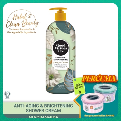 GOOD VIRTUES CO Anti-Aging & Brightening Shower Cream With Niacinamide 700ML