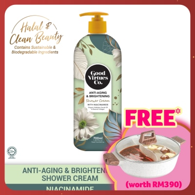 GOOD VIRTUES CO Anti-Aging & Brightening Shower Cream With Niacinamide 700ML