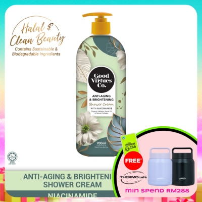 GOOD VIRTUES CO - Anti-Aging & Brightening Shower Cream With Niacinamide 700ML