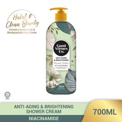 GOOD VIRTUES CO Anti-Aging & Brightening Shower Cream With Niacinamide 700ML