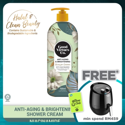 GOOD VIRTUES CO Anti-Aging & Brightening Shower Cream With Niacinamide 700ML