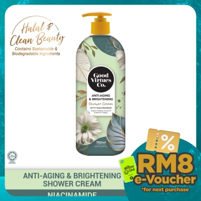 GOOD VIRTUES CO Anti-Aging & Brightening Shower Cream With Niacinamide 700ML