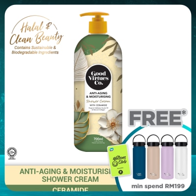 GOOD VIRTUES CO Anti-Aging & Moisturising Shower Cream With Ceramide 700ml