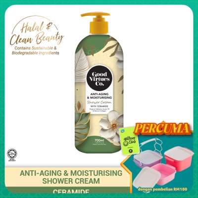GOOD VIRTUES CO - Anti-Aging & Moisturising Shower Cream With Ceramide 700ml
