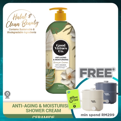 GOOD VIRTUES CO Anti-Aging & Moisturising Shower Cream With Ceramide 700ml
