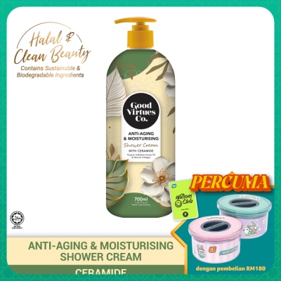 GOOD VIRTUES CO Anti-Aging & Moisturising Shower Cream With Ceramide 700ml