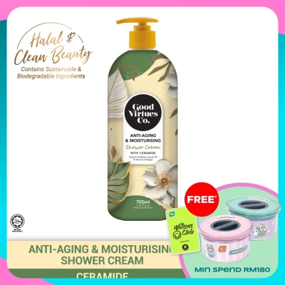 GOOD VIRTUES CO Anti-Aging & Moisturising Shower Cream With Ceramide 700ml