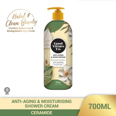 GOOD VIRTUES CO Anti-Aging & Moisturising Shower Cream With Ceramide 700ml