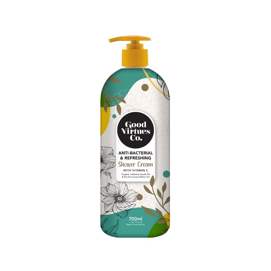 Anti-Bacterial & Refreshing Shower Cream With Vitamin C 700ml