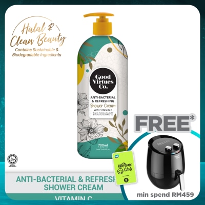 GOOD VIRTUES CO Anti-Bacterial & Refreshing Shower Cream With Vitamin C 700ml