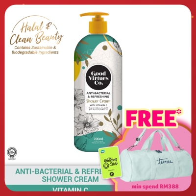 GOOD VIRTUES CO Anti-Bacterial & Refreshing Shower Cream With Vitamin C 700ml