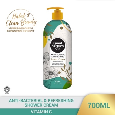 GOOD VIRTUES CO Anti-Bacterial & Refreshing Shower Cream With Vitamin C 700ml